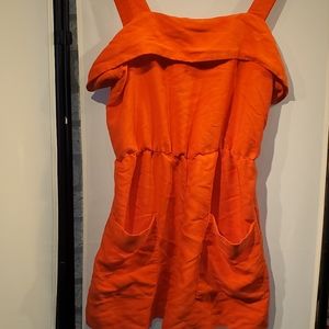 Orange romper